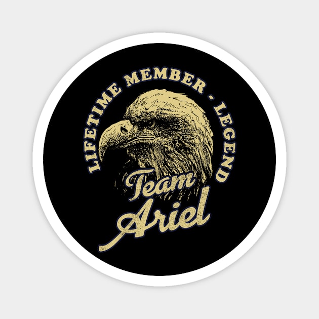 Ariel Name - Lifetime Member Legend - Eagle Magnet by Stacy Peters Art